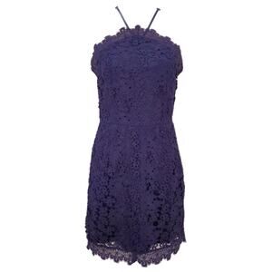 NWT! J.O.A Navy Blue Lace Dress, Size S
